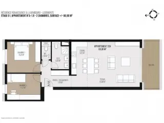 Appartement te koop Luxembourg (RBK46659)