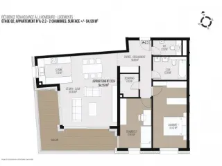 Appartement te koop Luxembourg (RBK46664)