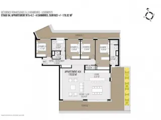 Penthouse for sale Luxembourg (RBK46764)