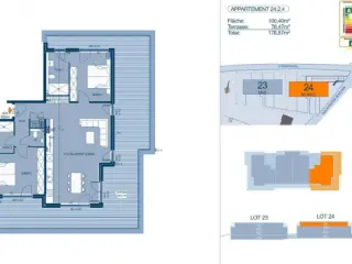 Penthouse te koop Bertrange (RBU17092)