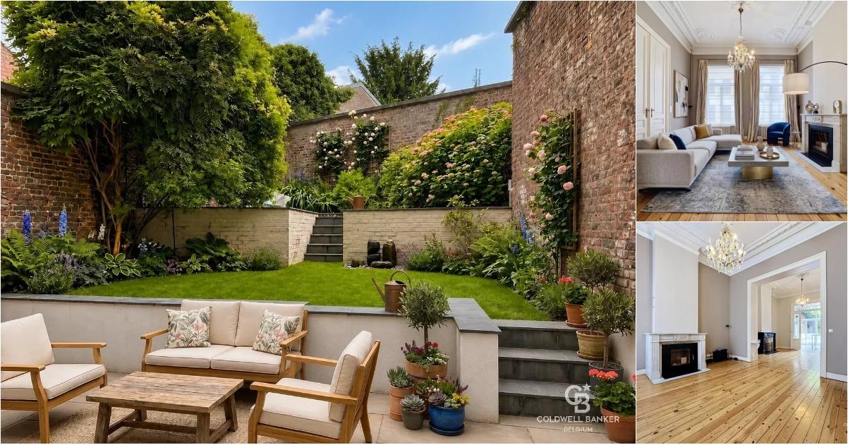 Maison à louer avec jardin et 4 chambres , Ixelles (RBW25339) - Aanzicht 2