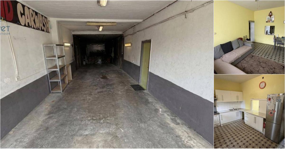 Immeuble mixte à vendre avec garage et 2 chambres , Denderwindeke (RBW57876) - Aanzicht 2
