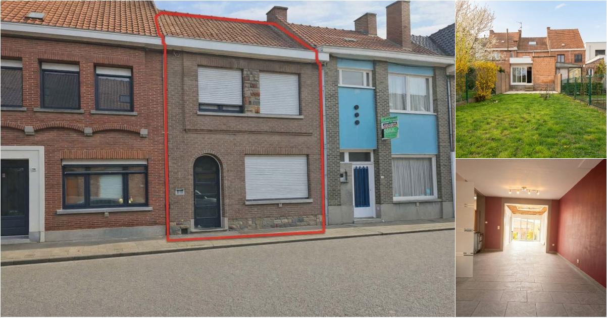 Maison à louer avec jardin et 3 chambres , Mouscron (RBW60774) - Aanzicht 2