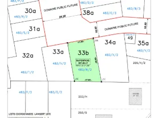 Terrain à bâtir à vendre Frameries (VBB41474)