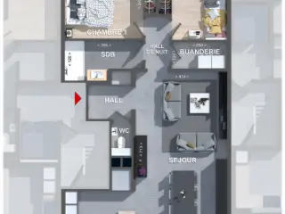 Appartement à vendre Liège (VBB81487)