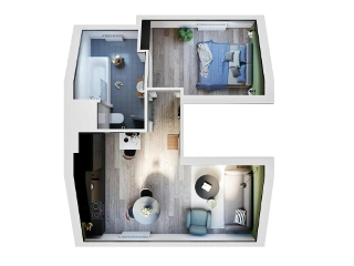 Appartement te huur Elsene (VBD23308)