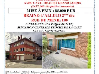 Gelijkvloers in openbare verkoop Eigenbrakel (VBD37197)