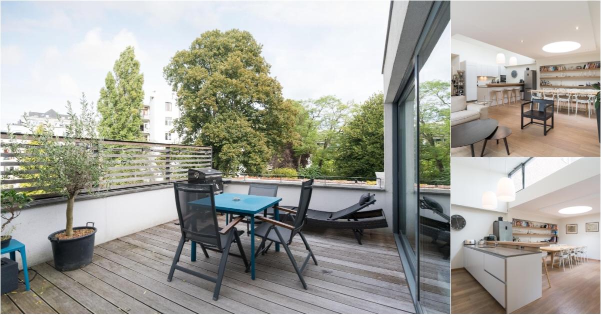 Appartement à louer avec terrasse et 2 chambres , Etterbeek (VBE19658) - Aanzicht 2