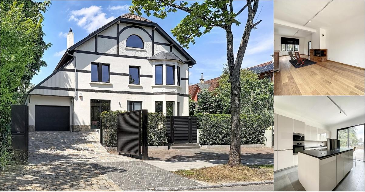 Villa à louer avec garage et terrasse , Uccle (VBE42805) - Aanzicht 2