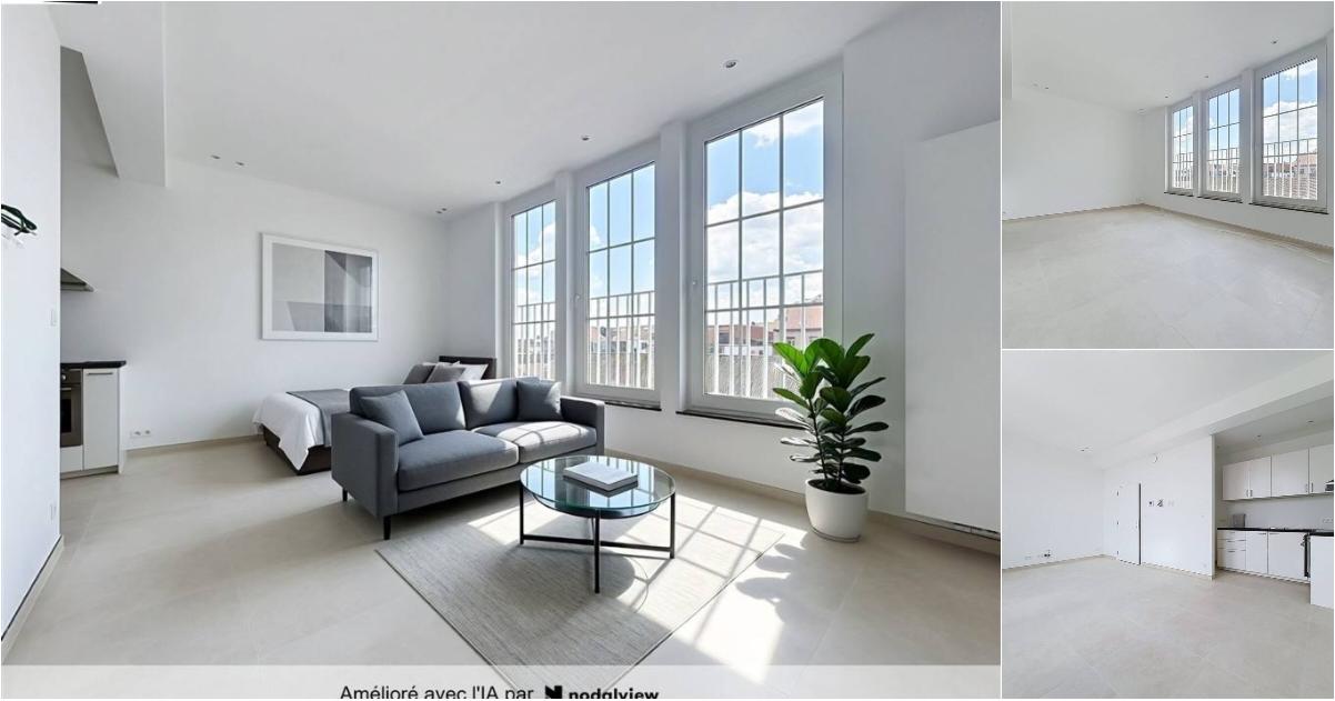 Studio à louer à Rue de Courtrai 92 Molenbeek-Saint-Jean (VBE44392) - Aanzicht 2