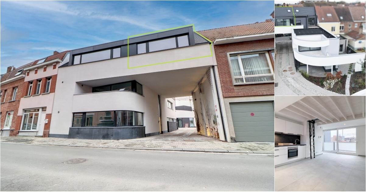 Appartement à louer avec terrasse et 1 chambre , Tournai (VBE46610) - Aanzicht 2