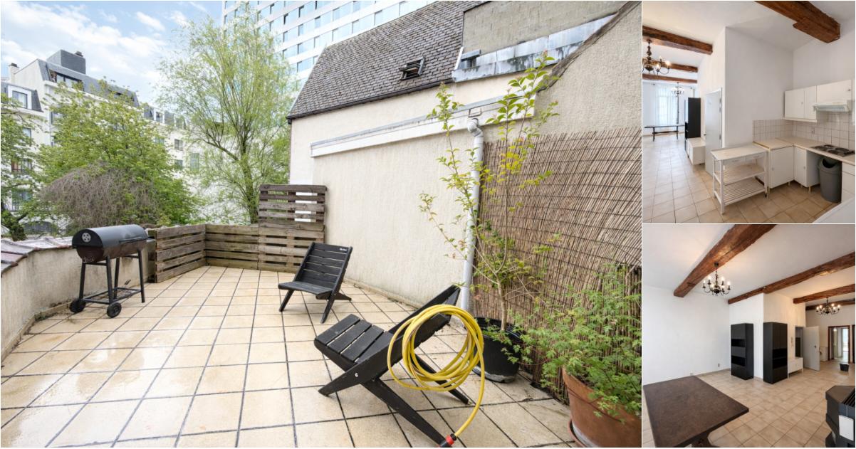 Appartement à louer avec terrasse et 1 chambre , Bruxelles (VBE47591) - Aanzicht 2