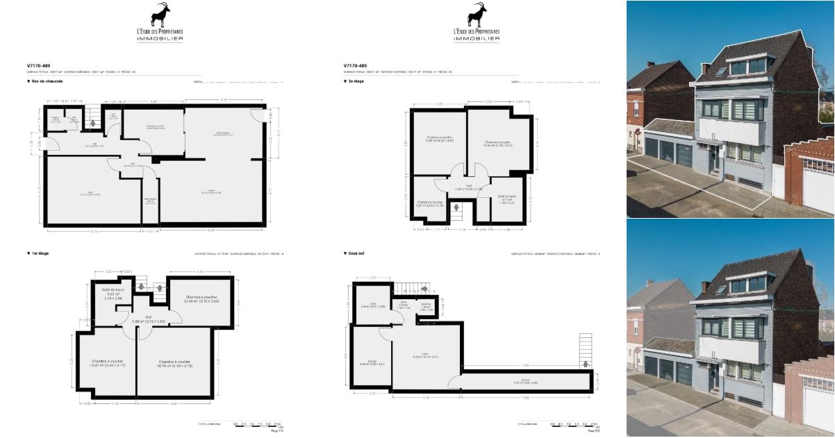 Maison à vendre avec terrasse et jardin , La Louvière (VBE48758) - Aanzicht 2