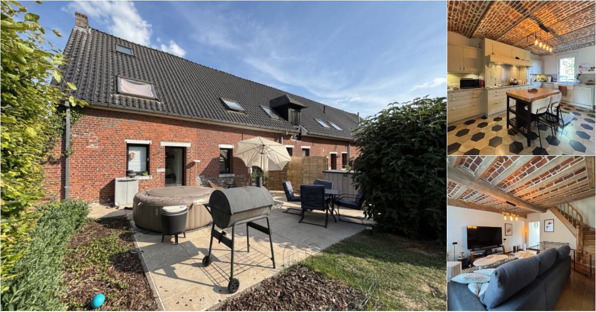 Maison à louer avec garage et terrasse , Bauffe (VBE49805) - Aanzicht 2