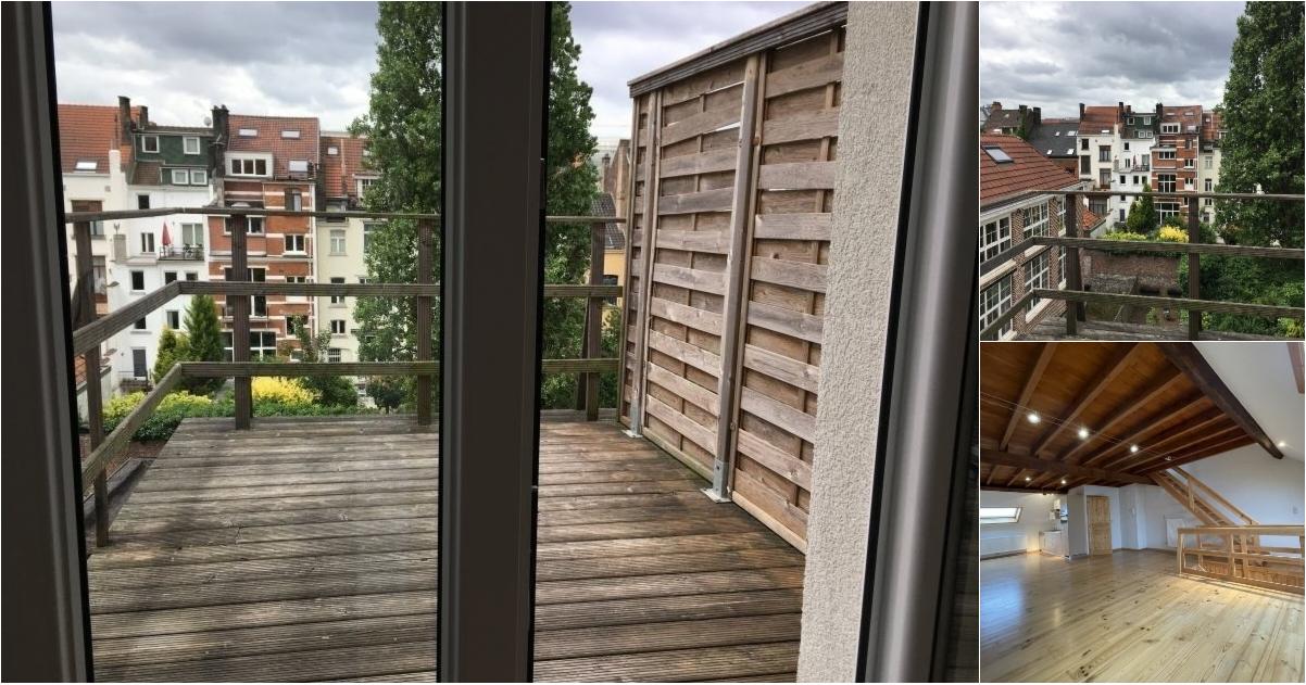 Duplex à louer avec terrasse et 1 chambre , Bruxelles (VBE50164) - Aanzicht 2