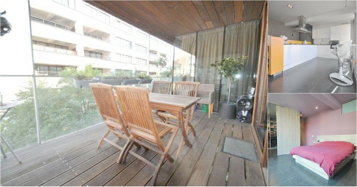 Appartement à louer avec terrasse et 2 chambres , Bruxelles (VBE50375) - Aanzicht 2