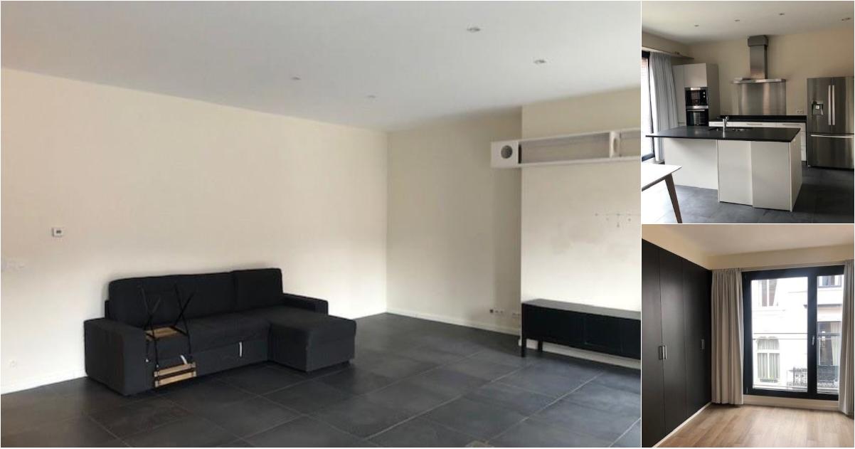 Appartement à louer avec terrasse et 2 chambres , Bruxelles (VBE50377) - Aanzicht 2