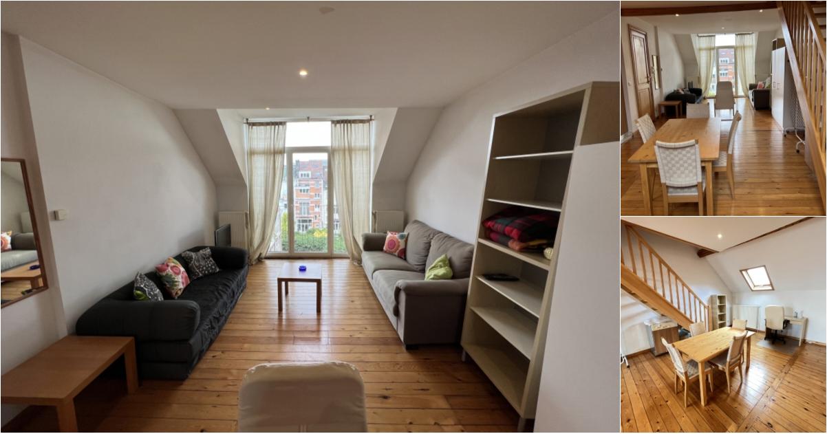 Duplex à louer avec 1 chambre , Bruxelles (VBE50613) - Aanzicht 2