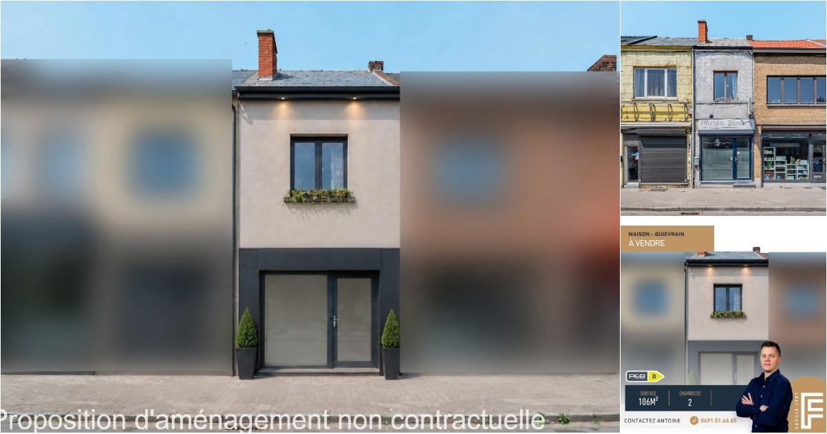 Immeuble mixte à vendre à Rue de valenciennes 134 Quiévrain (VBE50699) - Aanzicht 2