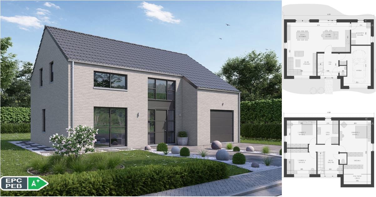 Maison à vendre avec garage et 3 chambres , Rongy (VBE50763) - Aanzicht 2