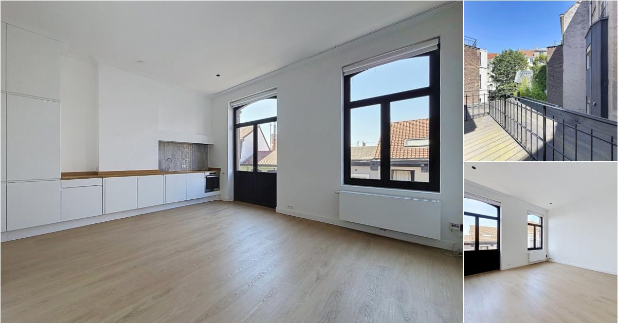 Appartement à louer avec terrasse et 1 chambre , Bruxelles (VBE51272) - Aanzicht 2