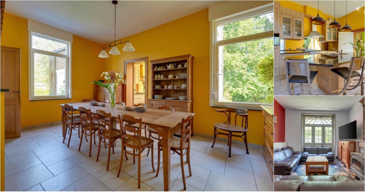 Maison de maître à vendre avec garage et terrasse , Chièvres (VBE51372) - Aanzicht 2