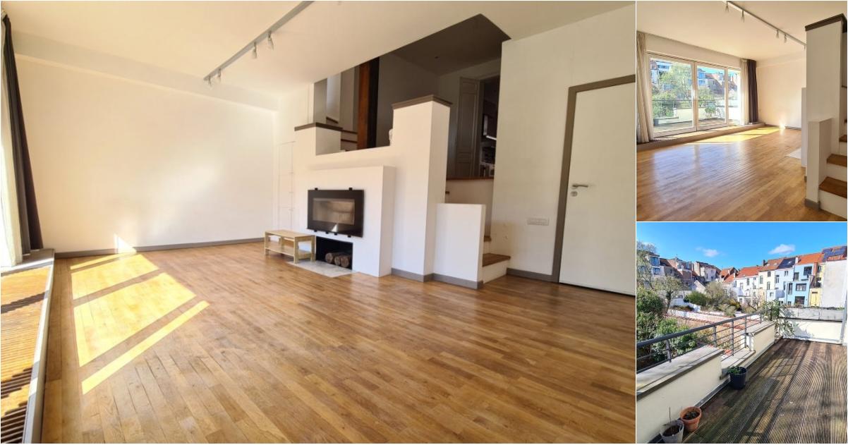 Duplex à louer à Rue des Erables 17 Etterbeek (VBE52085) - Aanzicht 2