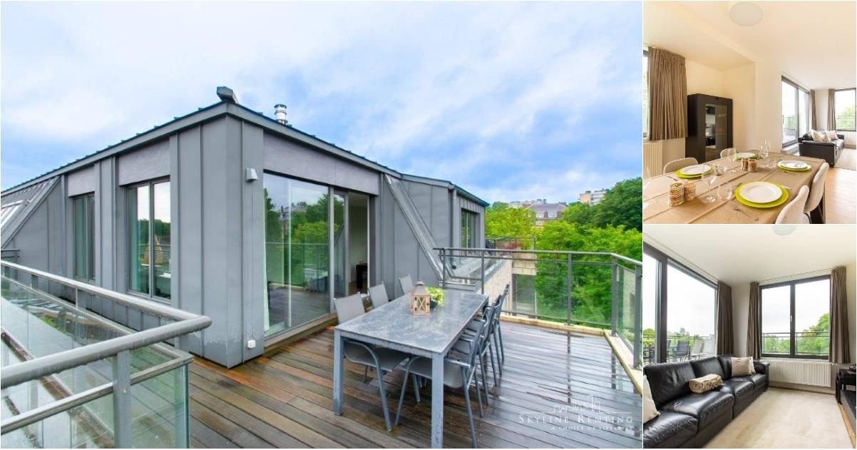 Appartement à louer avec garage et terrasse , Ixelles (VBE52514) - Aanzicht 2