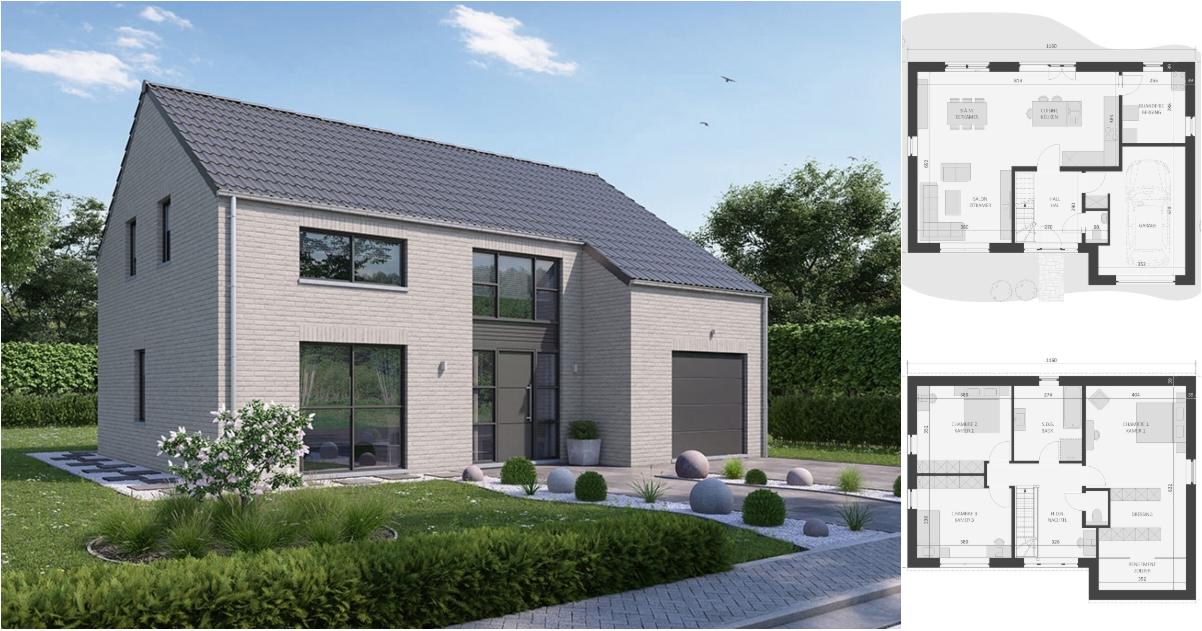 Maison à vendre avec garage et 3 chambres , Ohey (VBE52765) - Aanzicht 2