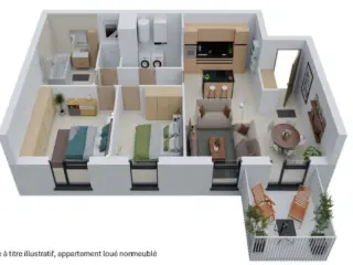 Apartment for rent Tubize (VWD15620)